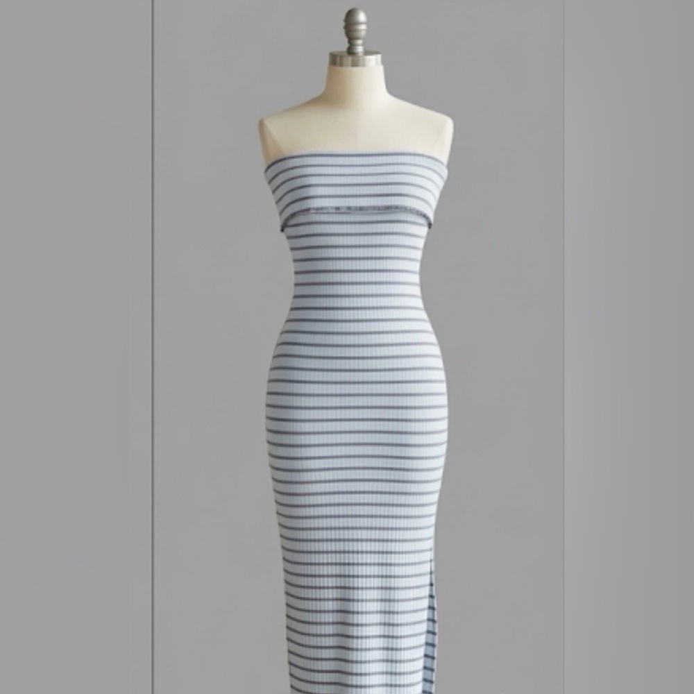 Striped Sleeveless Dress